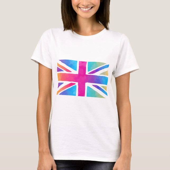 Camiseta Bandera británica corta (Anverso)