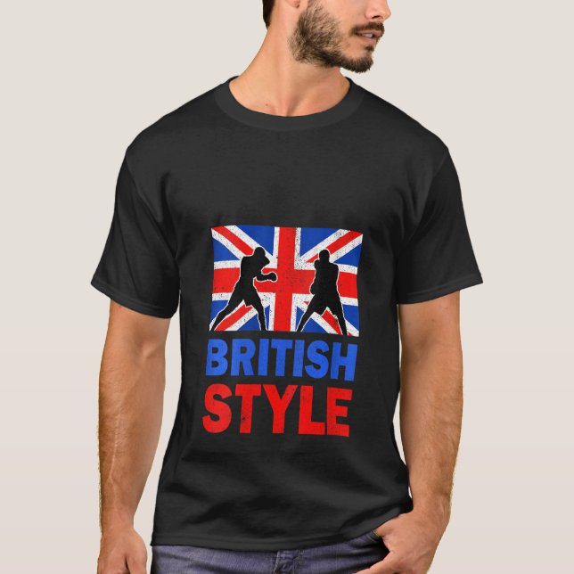 Camiseta Bandera británica de boxeo Vin (Anverso)