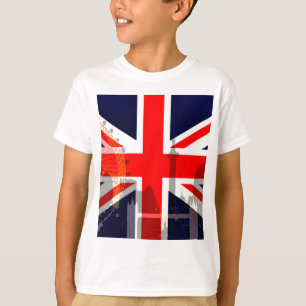 Camiseta Bandera británica de Londres_