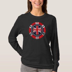Camiseta Bandera Británica Jack Poker Chip
