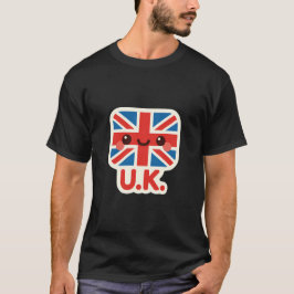 Camiseta Bandera británica Kawaii - Diseño británico bonito