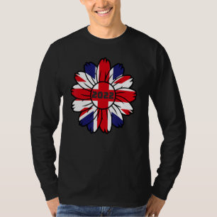 Camiseta Bandera Británica Reino Unido Reino Unido Jack Sun