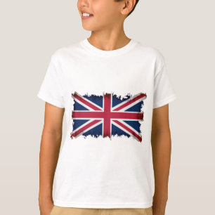 Camiseta Bandera británica, Union Jack, Patriotic Grunge