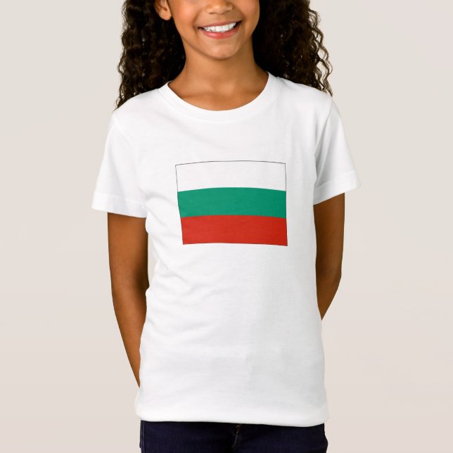 Camiseta Bandera búlgara patriótica (Anverso)