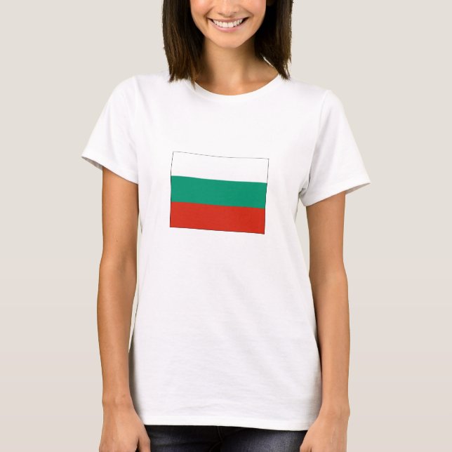 Camiseta Bandera búlgara patriótica (Anverso)