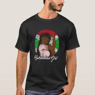 Camiseta Bandera burundesa Chica burundiano