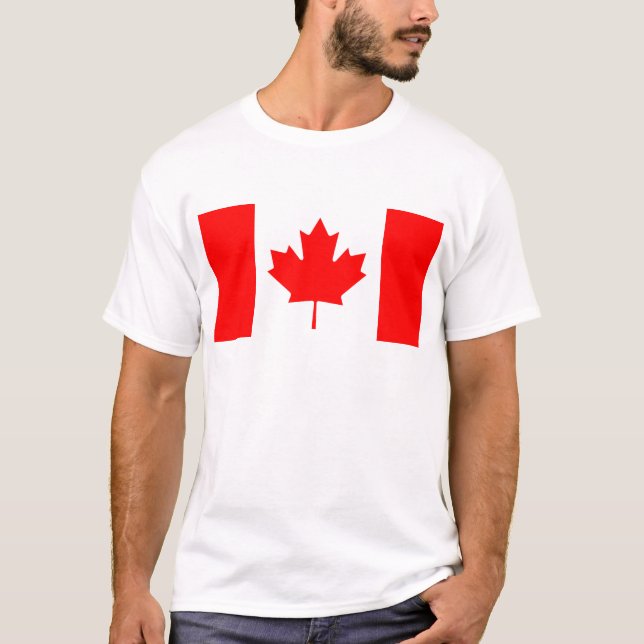 Camiseta Bandera CA de Canadá (Anverso)