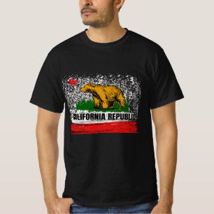 Camiseta Bandera cali de la república de California Cencal 