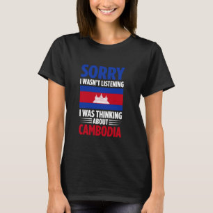Camiseta Bandera Camboyana de Camboya