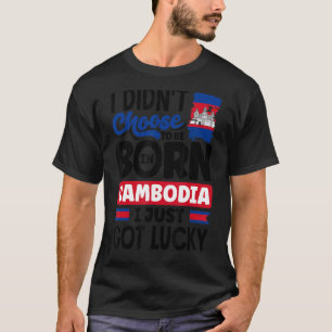 Camiseta Bandera camboyana de Camboya que acabo de tener su