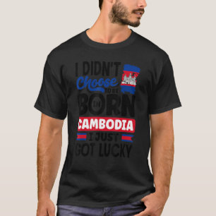 Camiseta Bandera camboyana de Camboya que acabo de tener su