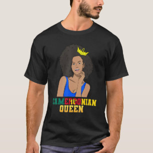 Camiseta Bandera camerunesa Orgullosa Princesa Mel