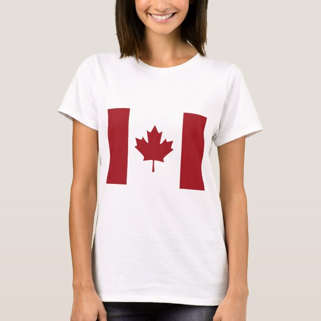 Camiseta Bandera canadiense (Anverso)