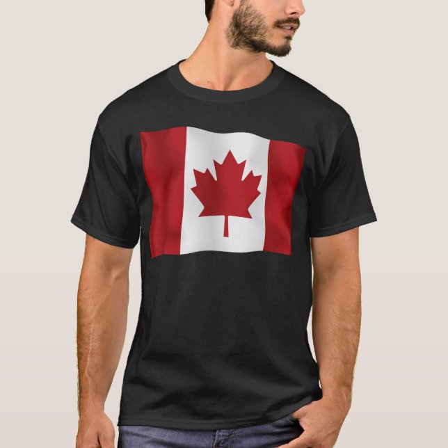 Camiseta Bandera canadiense (Anverso)
