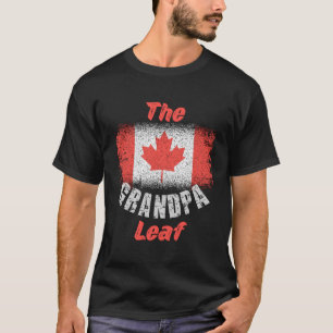 Camiseta Bandera Canadiense 1ª De Julio Abuelo Mano De Mapl