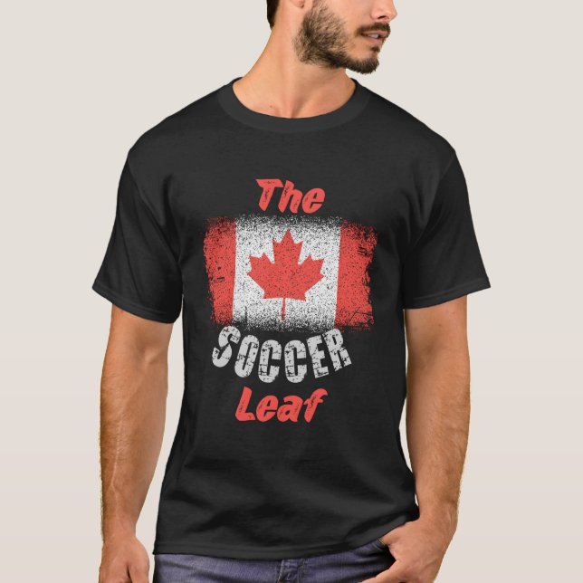 Camiseta Bandera Canadiense 1ª De Julio Fútbol Maple Leaf C (Anverso)