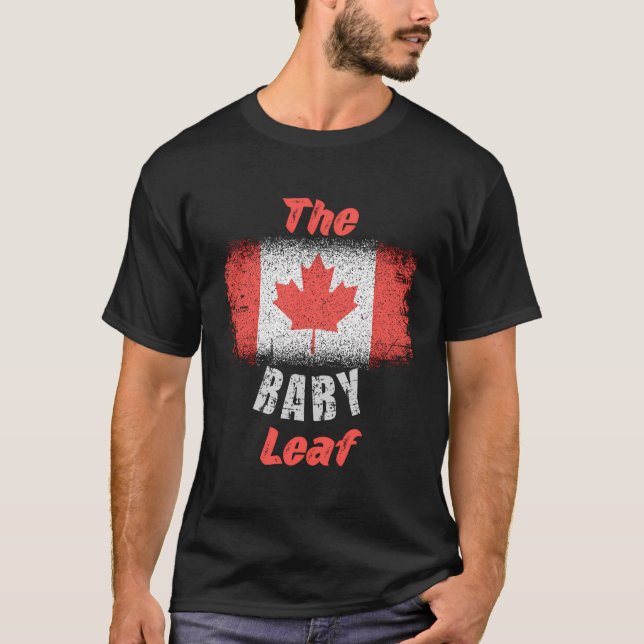 Camiseta Bandera Canadiense 1º De Julio Bebé Maple Leaf Can (Anverso)