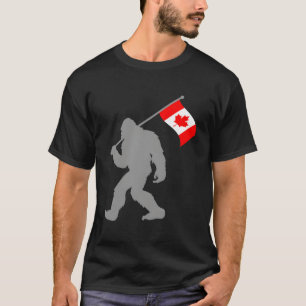 Camiseta Bandera Canadiense Con Bandera Canadiense