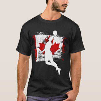 Camiseta Bandera canadiense de Canadá del baloncesto