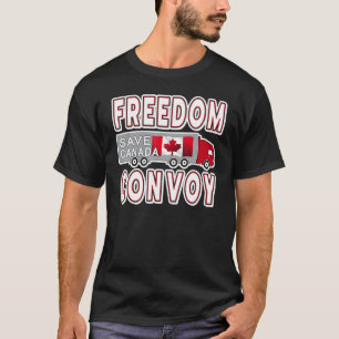 Camiseta Bandera canadiense de Convoy de Libertad 2022