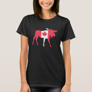 Camiseta Bandera canadiense de hojas de maíz
