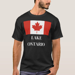 Camiseta Bandera canadiense del lago Ontario