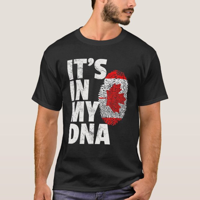 Camiseta Bandera canadiense está en mi regalo de Navidades  (Anverso)