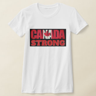 Camiseta Bandera canadiense fuerte