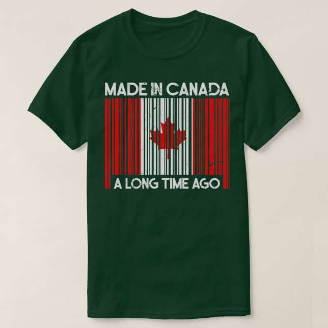 Camiseta Bandera canadiense Maple Leaf (Diseño del anverso)