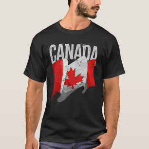 Camiseta Bandera canadiense Maple Leaf Canadá