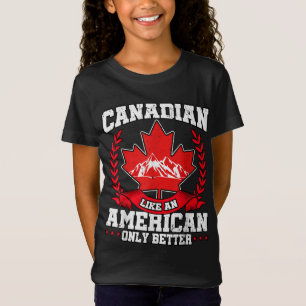 Camiseta Bandera canadiense Maple Leaf Estados Unidos