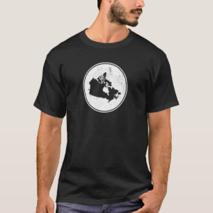Camiseta Bandera canadiense orgullosa