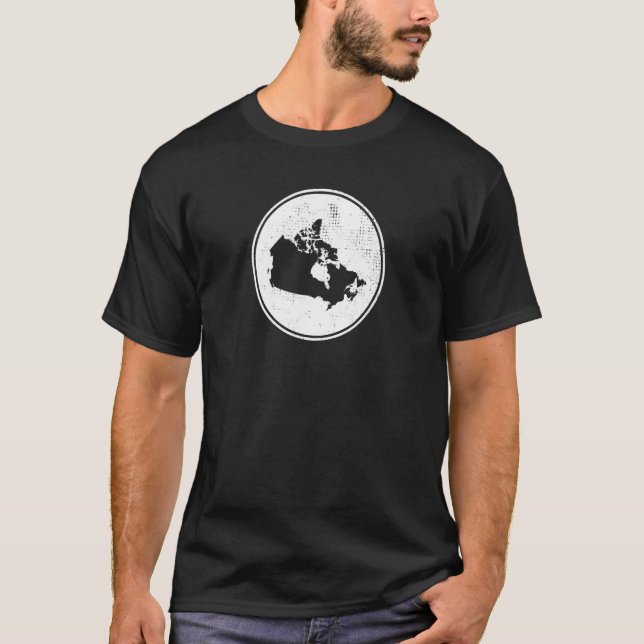 Camiseta Bandera canadiense orgullosa (Anverso)