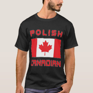 Camiseta Bandera canadiense polaca