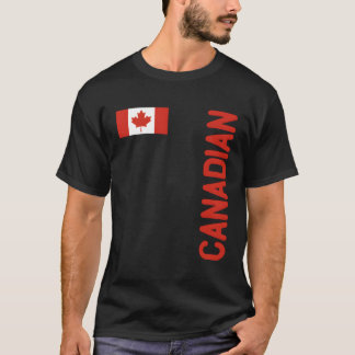 Camiseta Bandera Canadiense Y Raíces De Canadá