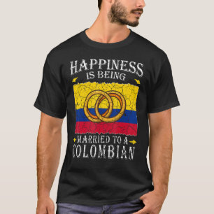 Camiseta Bandera casada colombiana patrimonio matrimonial