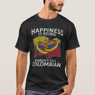 Camiseta Bandera casada colombiana patrimonio matrimonial