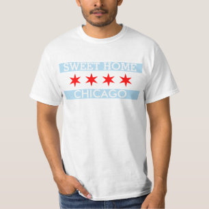 Camiseta Bandera casera dulce personalizada de Chicago