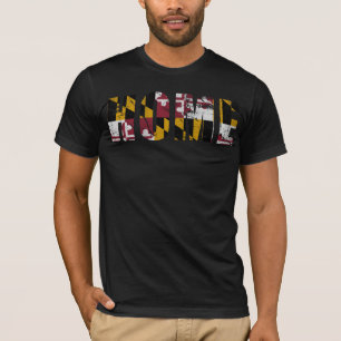 Camiseta Bandera casera retra de Maryland