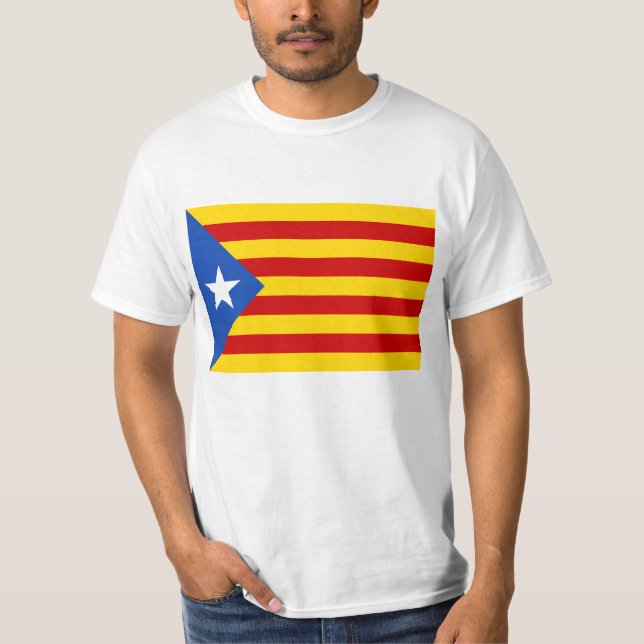 Camiseta Bandera catalana de la independencia de (Anverso)