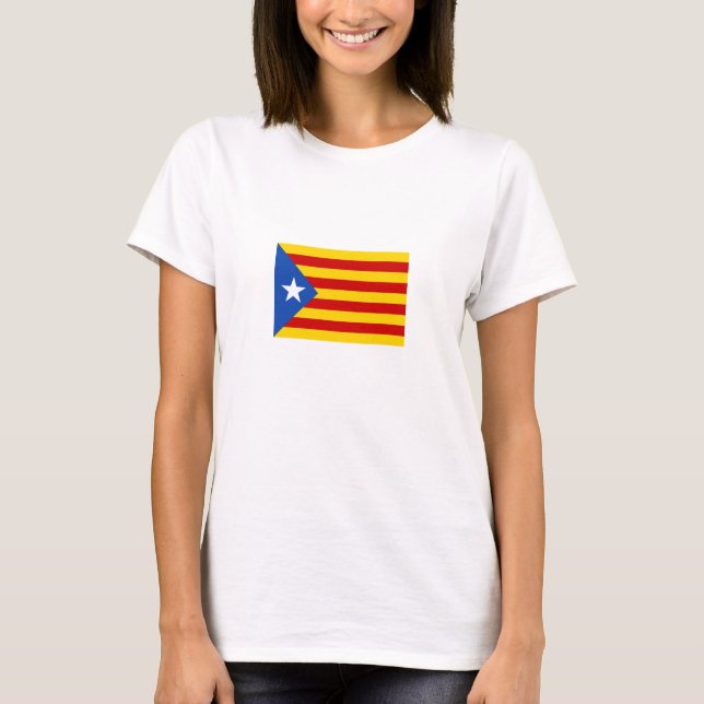 Camiseta Bandera catalana "L'Estelada Blava" (Anverso)