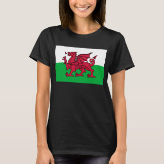 Camiseta Bandera Celta del Dragón Rojo de Gales & Galés