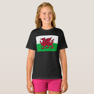 Camiseta Bandera celta del Dragón Rojo en Gales y Gales