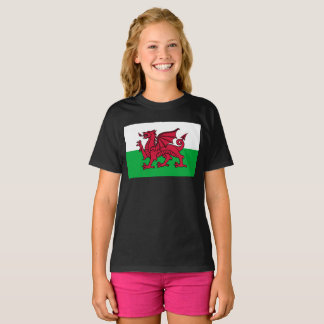 Camiseta Bandera celta del Dragón Rojo en Gales y Gales