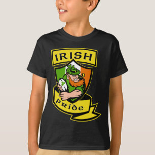 Camiseta Bandera céltica Irlanda del leprechaun del jugado