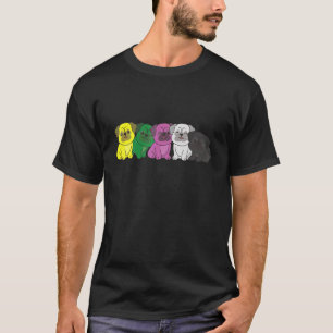 Camiseta Bandera Ceterosexual Orgullo Lgbtq Perro Pansexual