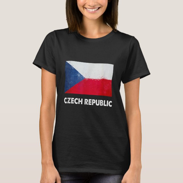 Camiseta Bandera checa Checa 1 (Anverso)