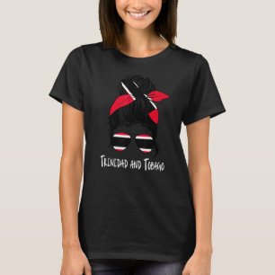 Camiseta Bandera chica trinitense Chica de Trinidad y Tobag