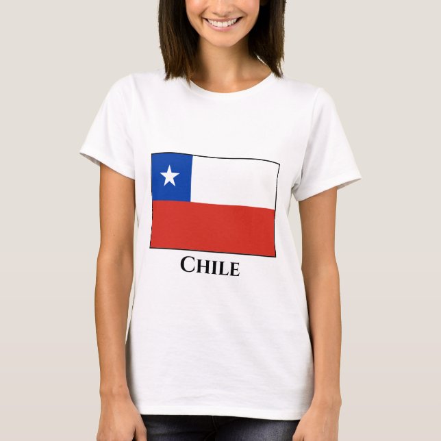 Camiseta Bandera chilena (Anverso)