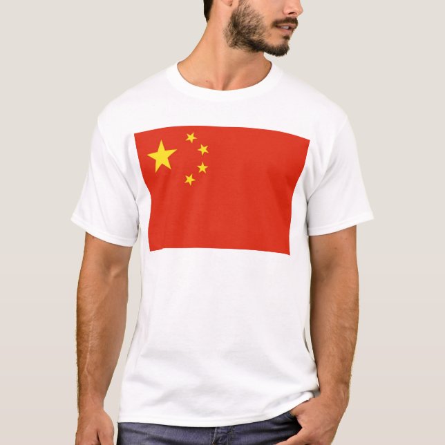 Camiseta Bandera china (Anverso)